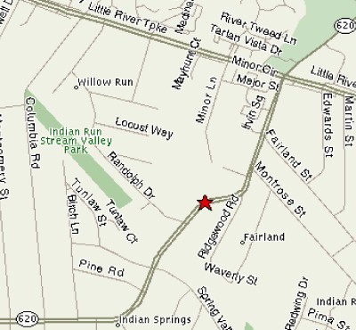 Thomas Jefferson map